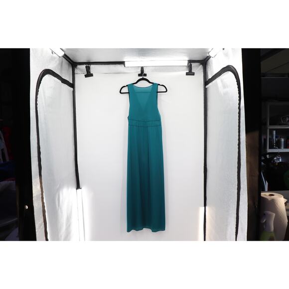 Vintage Green 1970s Evening Nightgown - Picture 5 of 7